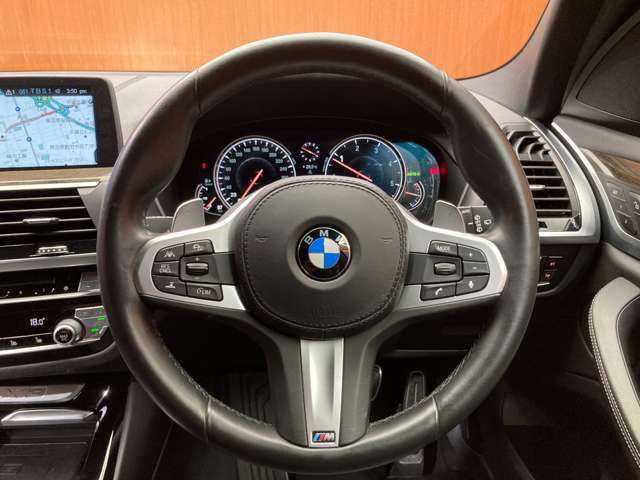 ＢＭＷ Ｘ３ xDrive20d Mスポーツ 千葉県 2018(平30)年 3.9万km サファイアブラックP ハイラインＰＫＧ　/ＡＣＣ　/黒革シート　/ナビ　/ＴＶ　/３６０°前後シートＨ　/ベンチレーション　/電動リアゲート　/パーキングアシストプラス　/ドライビングアシストプラス　/衝突軽減Ｂ　/ＢＳＭ　/ＬＫＡ　/ドラレコ