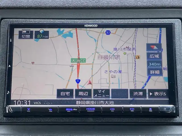 ホンダ ヴェゼル ハイブリッド RS ホンダセンシング 静岡県 2019(平31)年 3.5万km プラチナホワイトパール HondaSENSING/社外7インチナビ(MDV-M705)/　AM FM CD DVD Bluetooth USB SD/ビルトインETC/レーダークルーズコントロール/LEDオートヘッドランプ/ハーフレザーシート/シートヒーター/オートブレーキホールド/スマートキー2本/純正18インチアルミホイール/パドルシフト/フルセグTV/バックモニター/前後方ドライブレコーダー