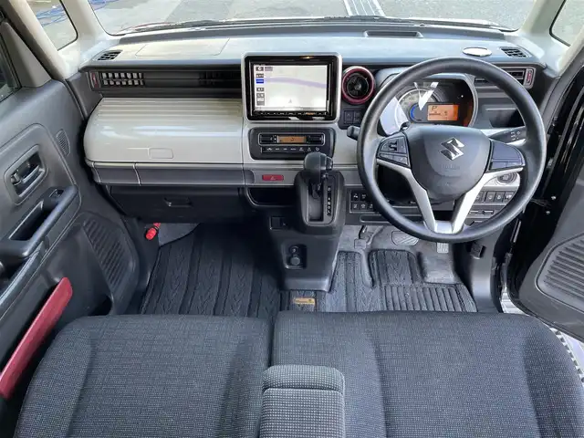 スズキ スペーシア HYBRID X 東京都 2019(令1)年 8万km ブルーイッシュブラックパール3 ユーザー買取車両/パナソニックナビ（CN-RZ846）/HUD/プリクラッシュセーフティー/360°カメラ/コーナーセンサー/両側パワスラ/プッシュスタート/ETC/ISTOP/レーンキープA/横滑り防止装置