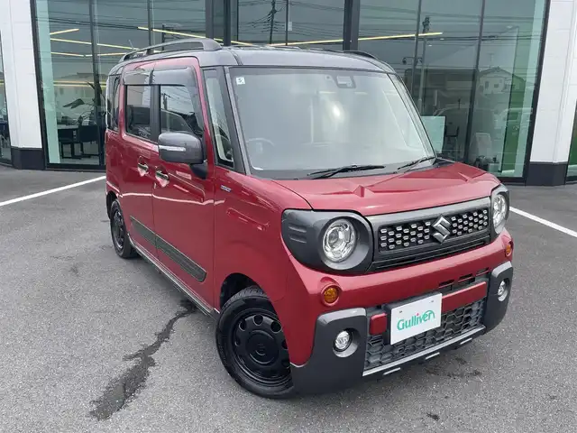 スズキ スペーシア ギア HYBRID XZ 栃木県 2020(令2)年 4.8万km フェニックスレッドパール/ガンメタリック2トーンルーフ 赤黒ツートン/2025年製BSタイヤ/デュアルセンサーブレーキサポート/純正8インチナビ/バックカメラ/フルセグTV走行中視聴可/Bluetoothオーディオ/DVD再生機能/ステアリングリモコン/前席シートヒーター/ビルトインETC/LEDヘッドライト/LEDルームランプ/LEDバックランプ/純正ルーフレール/バックソナー/純正14インチAW/スマートキー×2