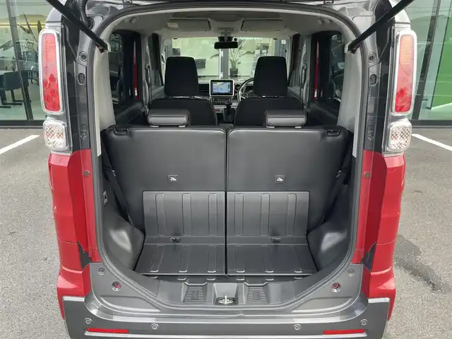 スズキ スペーシア ギア HYBRID XZ 栃木県 2020(令2)年 4.8万km フェニックスレッドパール/ガンメタリック2トーンルーフ 赤黒ツートン/2025年製BSタイヤ/デュアルセンサーブレーキサポート/純正8インチナビ/バックカメラ/フルセグTV走行中視聴可/Bluetoothオーディオ/DVD再生機能/ステアリングリモコン/前席シートヒーター/ビルトインETC/LEDヘッドライト/LEDルームランプ/LEDバックランプ/純正ルーフレール/バックソナー/純正14インチAW/スマートキー×2