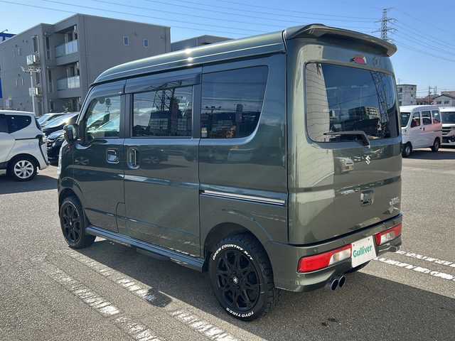 スズキ エブリィ ワゴン PZターボ スペシャル ハイルーフ 石川県 2021(令3)年 8.3万km クールカーキPM ワンオーナー/ターボ車/４WD/社外ナビ/バックモニター/フルセグテレビ/両側パワースライドドア/プッシュスタート/ETC/シートカバー/シートヒーター/コーナーセンサー/ロッソモデロマフラー/オートステップ/マッドタイヤ/リフトアップ/ハイルーフ/社外１５インチアルミ/ウィンカーミラー/ドアバイザー