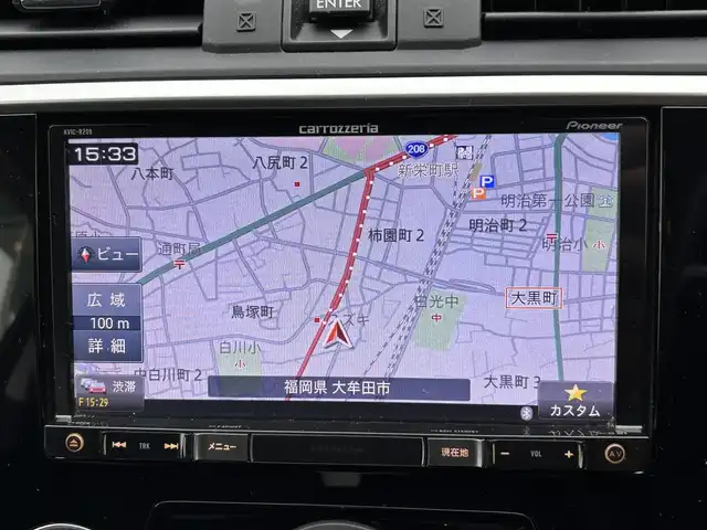 スバル レヴォーグ 1．6GT－S アイサイト 福岡県 2015(平27)年 5.9万km ギャラクシーブルーシリカ 4WD/アイサイト/社外ナビ（BT/フルセグ/DISC/AM/FM）/Bカメラ/レーダークルーズコントロール/LEDヘッドライト/オートライト/D席パワーシート/純正18インチAW/パドルシフト/アイドリングストップ/MTモードAT/横滑り防止装置/レーンキープアシスト/盗難防止装置/衝突被害軽減システム/ダウンヒルアシストコントロール/スマートキー/ETC