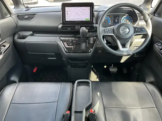 日産 ルークス HWS Gターボ プロパイロットED 奈良県 2021(令3)年 4.4万km アメジストパープル carrozzeriaナビ（AVIC-CQ911）/（フルセグ/BT/CD/DVD）/ALPINEヘッドレストモニター/プロパイロット/全方位モニター/前後コーナーセンサー/衝突軽減システム/レーンキープアシスト/両側パワースライドドア/後席サンシェード/前後ドライブレコーダー/ETC/純正15インチAW/保証書/取り扱い説明書/スペアキーX1