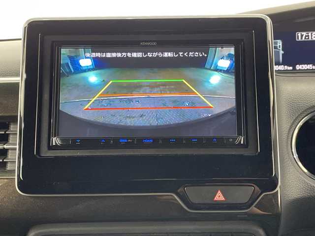 ホンダ Ｎ ＢＯＸ カスタム G EX ホンダセンシング 栃木県 2018(平30)年 4.3万km クリスタルブラックパール ワンオーナー/社外ナビ (MDV-D305)/(ワンセグTV・CD・DVD・SD・AUX)/バックカメラ/ホンダセンシング/ ・衝突軽減システム/ ・レーンキープアシスト/ ・オートクルーズコントロール/ ・後方コーナーセンサー/LEDヘッドライト/オートライト/片側パワースライドドア/純正フロアマット/純正アルミホイール/チップアップシート/禁煙車/ベンチシート/ビルトインETC/スマートキー/スペアキー1本