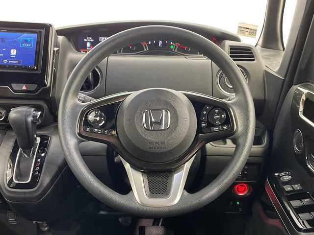 ホンダ Ｎ ＢＯＸ カスタム G EX ホンダセンシング 栃木県 2018(平30)年 4.3万km クリスタルブラックパール ワンオーナー/社外ナビ (MDV-D305)/(ワンセグTV・CD・DVD・SD・AUX)/バックカメラ/ホンダセンシング/ ・衝突軽減システム/ ・レーンキープアシスト/ ・オートクルーズコントロール/ ・後方コーナーセンサー/LEDヘッドライト/オートライト/片側パワースライドドア/純正フロアマット/純正アルミホイール/チップアップシート/禁煙車/ベンチシート/ビルトインETC/スマートキー/スペアキー1本