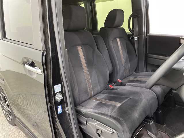 ホンダ Ｎ ＢＯＸ カスタム G EX ホンダセンシング 栃木県 2018(平30)年 4.3万km クリスタルブラックパール ワンオーナー/社外ナビ (MDV-D305)/(ワンセグTV・CD・DVD・SD・AUX)/バックカメラ/ホンダセンシング/ ・衝突軽減システム/ ・レーンキープアシスト/ ・オートクルーズコントロール/ ・後方コーナーセンサー/LEDヘッドライト/オートライト/片側パワースライドドア/純正フロアマット/純正アルミホイール/チップアップシート/禁煙車/ベンチシート/ビルトインETC/スマートキー/スペアキー1本