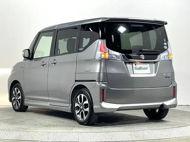 スズキ ソリオ バンディット HV SV 大阪府 2016(平28)年 1.8万km プレミアムシルバーメタリック 純正ナビTV 360カメラ シートヒーター クルーズコントロール 衝突軽減ブレーキ レーンアシスト パワースライドドア スマートキー プッシュスタート オートライト LEDヘッドライト ドライブレコーダー ETC