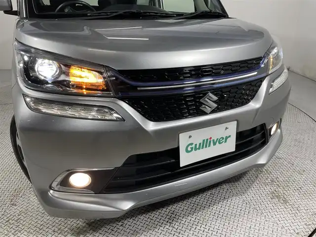 スズキ ソリオ バンディット HV SV 大阪府 2016(平28)年 1.8万km プレミアムシルバーメタリック 純正ナビTV 360カメラ シートヒーター クルーズコントロール 衝突軽減ブレーキ レーンアシスト パワースライドドア スマートキー プッシュスタート オートライト LEDヘッドライト ドライブレコーダー ETC