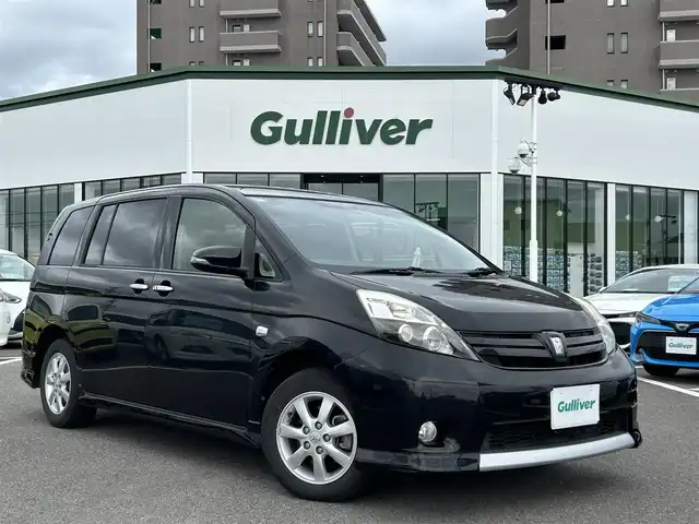 トヨタ アイシス プラタナ Vセレクション ノアール 長崎県 2014(平26)年 7.6万km ブラック 純正メモリナビ/両側パワースライドドア/後席モニター/合皮レザーシート/横滑り防止/オートライト/キセノン/スマートキー/バックカメラ/ステアリングスイッチ/新車保証書/取扱説明書