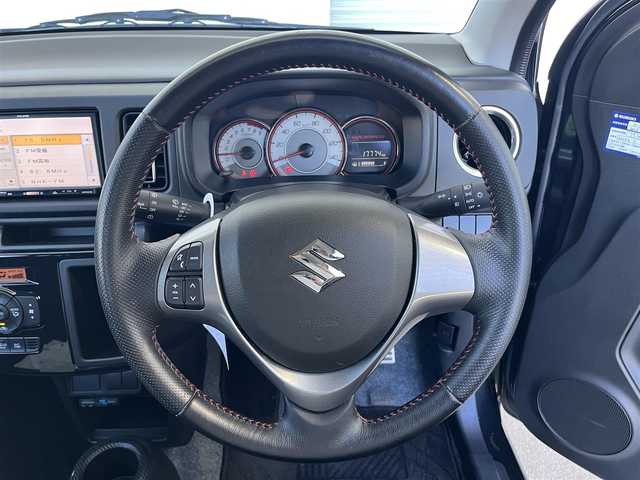 スズキ アルト ワークス 山形県 2017(平29)年 1.8万km ブルーイッシュブラックパール3 社外ナビ/バックカメラ/プッシュスタート/スマートキー/ワンオーナー/4WD/HIDヘッドライト/純正15インチアルミホイール/オートライト/横滑り防止装置/ABS/スペアキー/RECAROシート/盗難防止装置