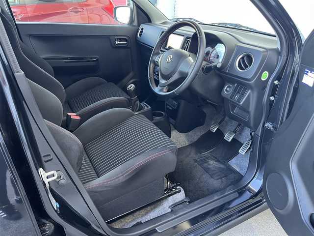 スズキ アルト ワークス 山形県 2017(平29)年 1.8万km ブルーイッシュブラックパール3 社外ナビ/バックカメラ/プッシュスタート/スマートキー/ワンオーナー/4WD/HIDヘッドライト/純正15インチアルミホイール/オートライト/横滑り防止装置/ABS/スペアキー/RECAROシート/盗難防止装置