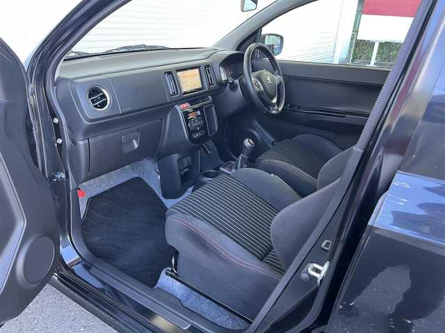 スズキ アルト ワークス 山形県 2017(平29)年 1.8万km ブルーイッシュブラックパール3 社外ナビ/バックカメラ/プッシュスタート/スマートキー/ワンオーナー/4WD/HIDヘッドライト/純正15インチアルミホイール/オートライト/横滑り防止装置/ABS/スペアキー/RECAROシート/盗難防止装置