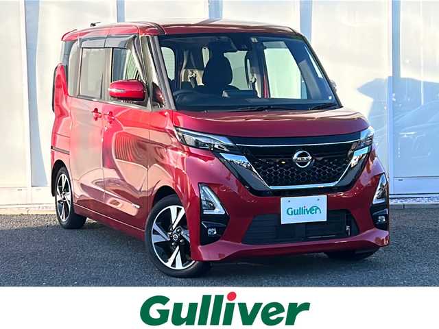 日産 ルークス HWS Gターボ プロパイロットED 福岡県 2020(令2)年 3.8万km スパークリングレッドM 純正9インチナビ(MM319D-L)/アラウンドビューモニター/プロパイロット/純正ドライブレコーダー/ビルトインETC/アイドリングストップ/電動格納ウィンカーミラー/電動パーキングブレーキ/前後コーナーセンサー/オートライト/リアサーキュレーター