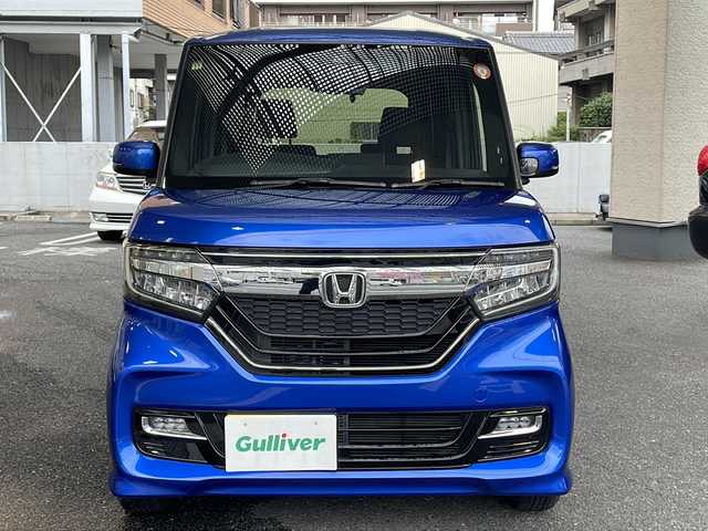 ホンダ Ｎ ＢＯＸ カスタム G L ホンダセンシング 大阪府 2020(令2)年 2.7万km 青Ｍ 純正メモリーナビ/純正フルセグTV/Bluetoothオーディーオ/DVD再生/ミュージックストッカー/バックカメラ/衝突軽減ブレーキ/車線逸脱支援/誤発進抑制機能/後方誤発進抑制機能/先行車発進お知らせ/レーダークルーズコントロール/片側パワースライドドア/ビルトインETC/スマートキー/プッシュスタート/スペアキー