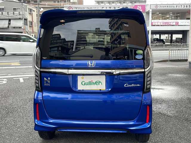 ホンダ Ｎ ＢＯＸ カスタム G L ホンダセンシング 大阪府 2020(令2)年 2.7万km 青Ｍ 純正メモリーナビ/純正フルセグTV/Bluetoothオーディーオ/DVD再生/ミュージックストッカー/バックカメラ/衝突軽減ブレーキ/車線逸脱支援/誤発進抑制機能/後方誤発進抑制機能/先行車発進お知らせ/レーダークルーズコントロール/片側パワースライドドア/ビルトインETC/スマートキー/プッシュスタート/スペアキー
