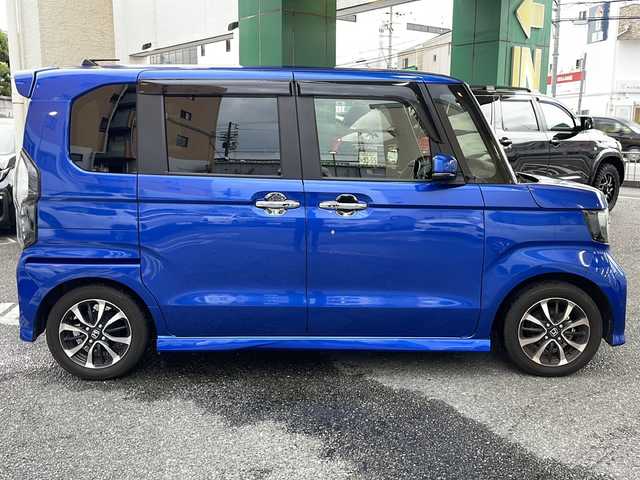 ホンダ Ｎ ＢＯＸ カスタム G L ホンダセンシング 大阪府 2020(令2)年 2.7万km 青Ｍ 純正メモリーナビ/純正フルセグTV/Bluetoothオーディーオ/DVD再生/ミュージックストッカー/バックカメラ/衝突軽減ブレーキ/車線逸脱支援/誤発進抑制機能/後方誤発進抑制機能/先行車発進お知らせ/レーダークルーズコントロール/片側パワースライドドア/ビルトインETC/スマートキー/プッシュスタート/スペアキー