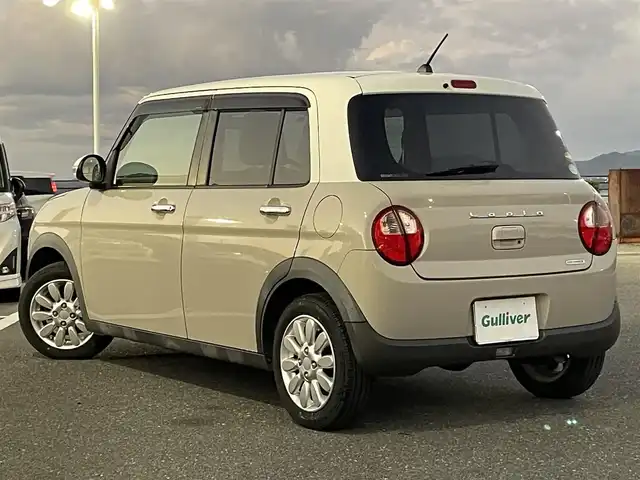 スズキ ラパン X 島根県 2017(平29)年 5.9万km フォーンベージュメタリック/ホワイト2トーンルーフ 登録時走行距離 58270Km/ワンオーナー/取扱説明書/保証書/社外ナビ(MDV-L504)/（Bluetooth/AM/FM/USB/SD)/フルセグTV/ウィンカーミラー/衝突軽減システム/横滑り防止装置/オートライト/シートヒーター（DN席）/スマートキー/スペアキー/純正フロアマット/禁煙車/純正アルミ１４インチ