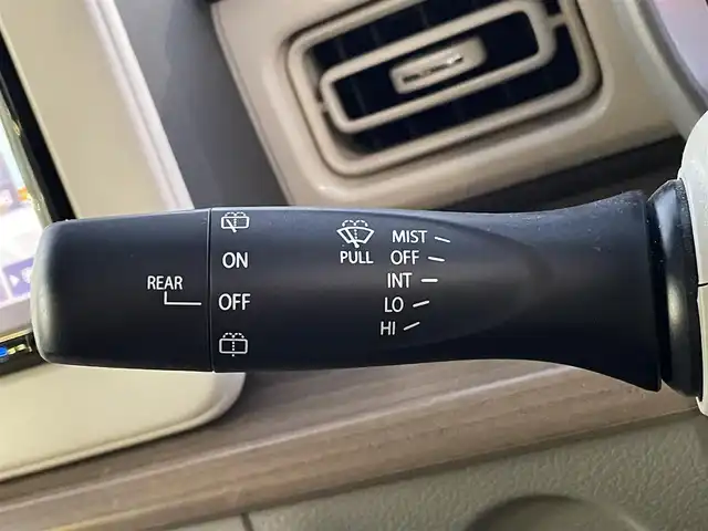 スズキ ラパン X 島根県 2017(平29)年 5.9万km フォーンベージュメタリック/ホワイト2トーンルーフ 登録時走行距離 58270Km/ワンオーナー/取扱説明書/保証書/社外ナビ(MDV-L504)/（Bluetooth/AM/FM/USB/SD)/フルセグTV/ウィンカーミラー/衝突軽減システム/横滑り防止装置/オートライト/シートヒーター（DN席）/スマートキー/スペアキー/純正フロアマット/禁煙車/純正アルミ１４インチ