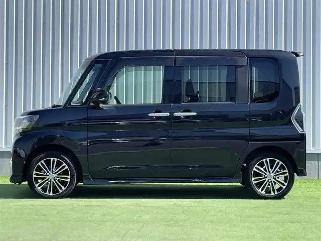 ダイハツ タント カスタムRS トップED LTD SAⅢ 香川県 2018(平30)年 4.7万km ブラックマイカメタリック 純正メモリーナビ/→AM/FM/CD/DVD/Bluetooth/フルセグTV/全方位カメラ/スマートアシストIII/両側パワースライドドア/シートヒーター/前方ドライブレコーダー/ETC/アイドリングストップ/LEDヘッドライト/オートハイビーム/ハーフレザーシート/ステアリングスイッチ/革巻きステアリング/プッシュスタート/スマートキー/スペアキー×1