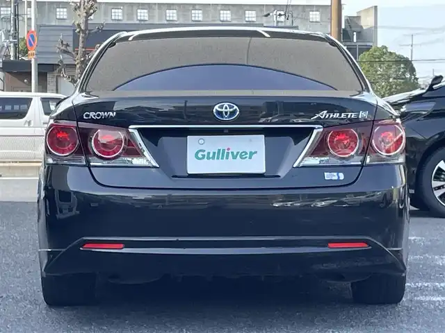トヨタ クラウン ハイブリッド アスリートSJ-フロンティアLTD 大阪府 2018(平30)年 10.2万km プレシャスブラックパール 純正ナビ/-Bluetooth/フルセグTV/CD/DVD/FM/AM/衝突被害軽減ブレーキ/レーダークルーズコントロール/前後ドライブレコーダー/レーダー探知機/純正ビルトインETC/クリアランスソナー/モデリスタエアロ（リア・サイド）/前席パワーシート/レーンアシストキープ/スマートキー/プッシュスタート/-スペアキー×１