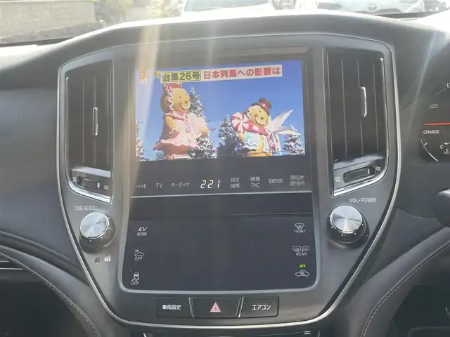 トヨタ クラウン ハイブリッド アスリートSJ-フロンティアLTD 大阪府 2018(平30)年 10.2万km プレシャスブラックパール 純正ナビ/-Bluetooth/フルセグTV/CD/DVD/FM/AM/衝突被害軽減ブレーキ/レーダークルーズコントロール/前後ドライブレコーダー/レーダー探知機/純正ビルトインETC/クリアランスソナー/モデリスタエアロ（リア・サイド）/前席パワーシート/レーンアシストキープ/スマートキー/プッシュスタート/-スペアキー×１