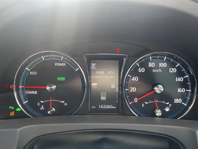 トヨタ クラウン ハイブリッド アスリートSJ-フロンティアLTD 大阪府 2018(平30)年 10.2万km プレシャスブラックパール 純正ナビ/-Bluetooth/フルセグTV/CD/DVD/FM/AM/衝突被害軽減ブレーキ/レーダークルーズコントロール/前後ドライブレコーダー/レーダー探知機/純正ビルトインETC/クリアランスソナー/モデリスタエアロ（リア・サイド）/前席パワーシート/レーンアシストキープ/スマートキー/プッシュスタート/-スペアキー×１