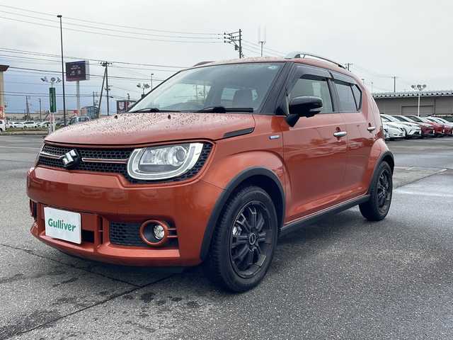 スズキ イグニス ハイブリッド F リミテッド 新潟県 2018(平30)年 9.5万km フレイムオレンジPM メモリナビ（AVIC-RLS901）/３６０°カメラ/フルセグテレビ/アイドリングストップ/クルーズコントロール/ドアバイザー/プッシュスタート/ETC