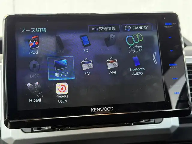 ダイハツ ウェイク G ターボ　レジャーエディション SA Ⅱ 千葉県 2016(平28)年 7.1万km ブルーメタリック スマートアシストII/社外8インチナビ/フルセグＴＶ/CD/DVD/BT/SD/HDMI/ETC/両側パワースライドドア/コーナーセンサー/バックカメラ/ターボ/純正15インチアルミホイール/スマートキー