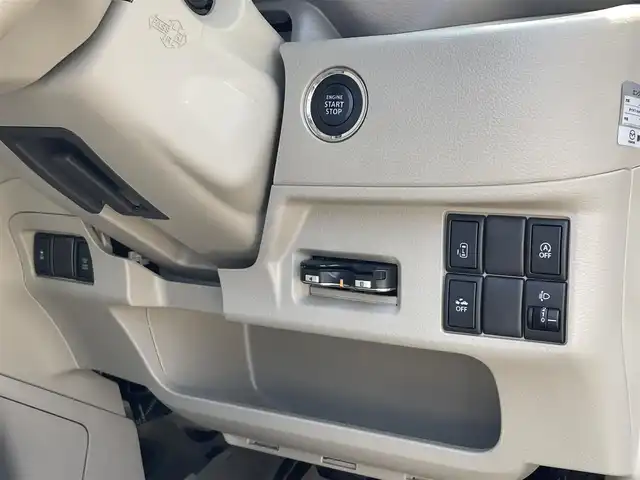 マツダ フレアワゴン XS 静岡県 2014(平26)年 1.8万km ホワイトパール 1オーナー　/スマホ連動ナビ　/ワンセグTV/Bカメラ　/左側パワスラ　　/ETC /ステアリングリモコン　/電動格納ドアミラー　/ISOFIX /ドアバイザー　/スマートキー  /スペアキー  /保証書　/取説