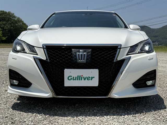 トヨタ クラウン アスリート G-T 兵庫県 2017(平29)年 11.3万km ホワイトパールクリスタルシャイン ワンオーナー/純正ナビ/フルセグTV（走行中視聴可）/Bモニター/純正ドラレコ/両前席パワーシート＆シートヒーター＆ベンチレーション/ブラインドスポットモニター/オートハイビーム/レーダークルコン/LEDヘッドライト/スマートキー2個/ETC/純正18インチAW/黒革シート/パーキングアシスト