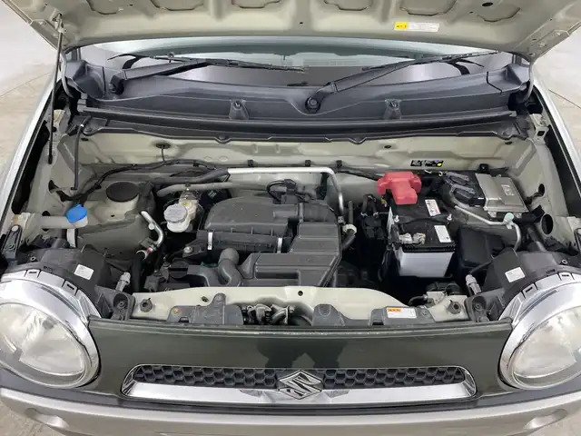 スズキ ハスラー G 愛知県 2018(平30)年 4.5万km クールカーキPM 社外オーディオ　/レーダーブレーキサポート　/シートヒーター　/横滑り防止装置/スマートキー　/プッシュスタート　/アイドリングストップ　/スマートキー/スペアキー有/純正フロアマット/オートエアコン/ベンチシート
