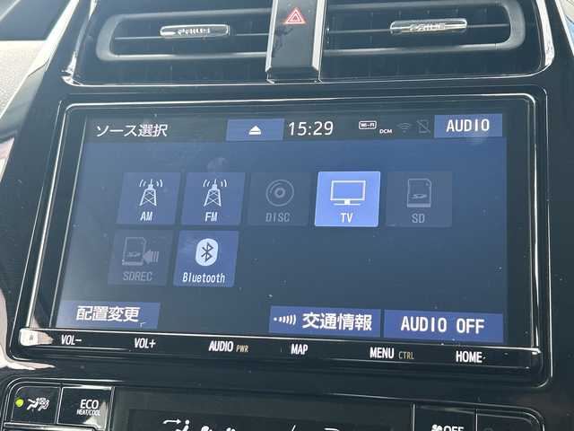 トヨタ プリウス A プレミアム　ツーリングセレ 千葉県 2019(平31)年 3.6万km ブルーM 純正9インチナビ/(フルセグTV/BT/CD/DVD/FM/AM)/バックカメラ/ドライブレコーダー/レザーシート/シートヒーター/エアシート/ブラインドスポットモニター/衝突被害軽減システム/車線逸脱警報/クルーズコントロール/横滑り防止装置/ビルトインETC2.0/アイドリングストップ/LEDヘッドライト/フォグランプ/オートライト/ウィンカーミラー/電動格納ミラー/純正17インチAW/シートリフター/プッシュスタート/スマートキー/フロアマット/ドアバイザー/スペアキー/取扱説明書/保証書