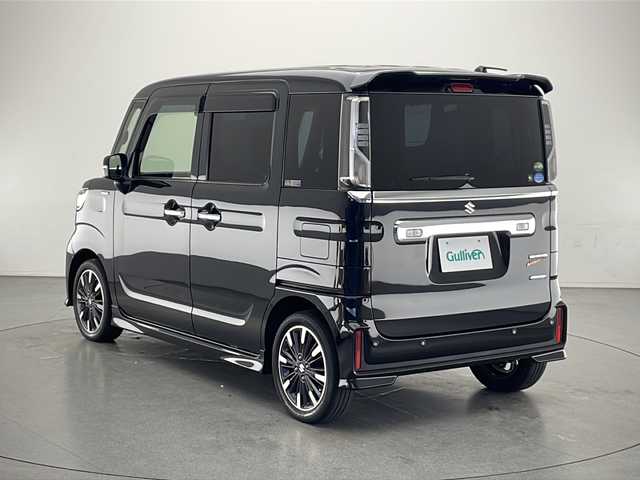 スズキ スペーシア カスタム HYBRID XS 長野県 2020(令2)年 5万km ブルーイッシュブラックパール3 スズキレーダーブレーキサポート/前席シートヒーター/両側パワースライドドア/ハーフレザーシート/リアサイドサンシェード/リアサーキュレーター/純正フロアマット/純正15インチAW/スペアーキー/保証書