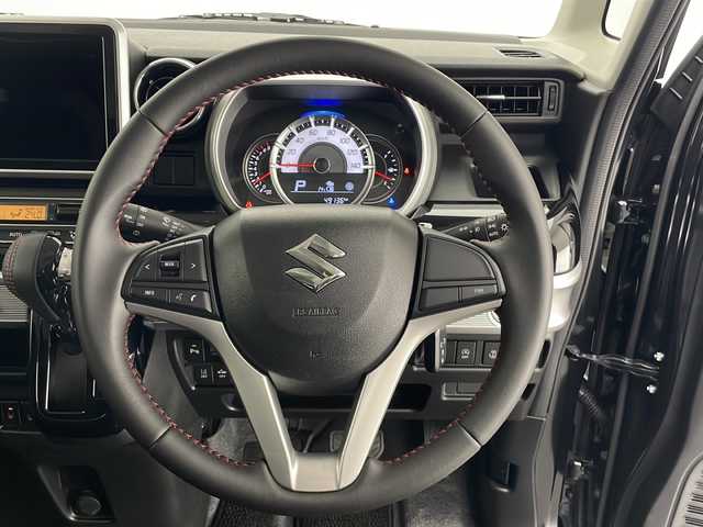 スズキ スペーシア カスタム HYBRID XS 長野県 2020(令2)年 5万km ブルーイッシュブラックパール3 スズキレーダーブレーキサポート/前席シートヒーター/両側パワースライドドア/ハーフレザーシート/リアサイドサンシェード/リアサーキュレーター/純正フロアマット/純正15インチAW/スペアーキー/保証書