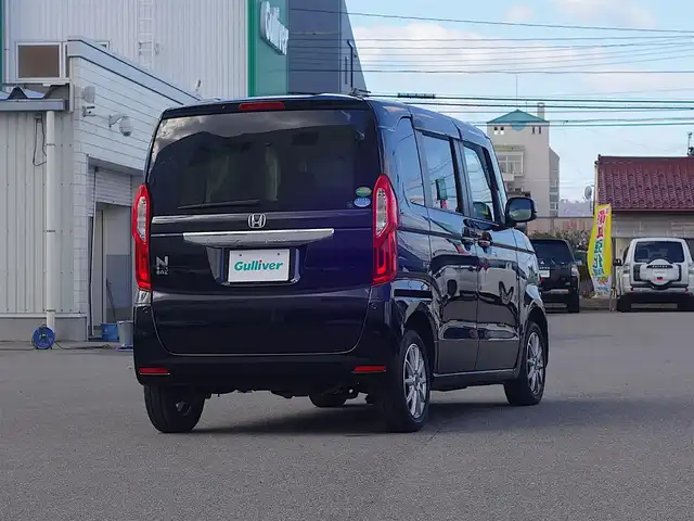 ホンダ Ｎ ＢＯＸ G L ホンダセンシング 山形県 2019(平31)年 4.7万km クリスタルブラックパール 4WD/ホンダセンシング/ワンオーナー/Strada SDナビ/　　【CD DVD BT フルセグ USB】/バックカメラ/パワースライドドア/レーダークルーズコントロール/LEDオートライト/シートヒーター/14インチアルミホイール/ドライブレコーダー/アイドリングストップ/ステアリングスイッチ/電動格納ウィンカーミラー/ミラーヒーター/純正フロアマット/ドアバイザー/スマートキー×2/ETC