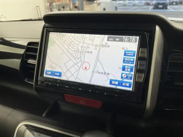 ホンダ Ｎ ＢＯＸ カスタム G ターボパッケージ 埼玉県 2013(平25)年 9.5万km タフタホワイトⅢ 純正7インチナビ/ フルセグTV Bluetooth CD DVD iPod/バックカメラ/両側パワースライドドア/クルーズコントロール/パドルシフト/ETC/純正フロアマット/純正15インチアルミホイール/オートライト/スマートキー/プッシュスタート/電動格納ミラー