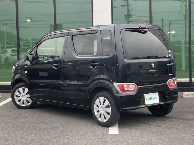 スズキ ワゴンＲ HYBRID FX 福岡県 2017(平29)年 8.1万km ブルーイッシュブラックパール3 社外ナビ/BT/フルセグTV/CD/DVD/ETC/シートヒーター/電格ミラー/キーレス/ヘッドライトレベライザー