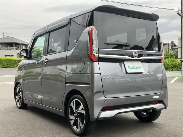 日産 ルークス HWS Gターボ プロパイロットED 埼玉県 2021(令3)年 3.2万km チタニウムグレーメタリック 登録時31853km/ワンオーナー/プロパイロット/エマージェンシーブレーキ/インテリジェントFCW（前方衝突予測警報）/インテリジェントDA(ふらつき警報)/アクティブLEDヘッドライトシステム/インテリジェントDA(ふらつき警報)/両側パワースライドドア/　・ハンズフリー機能/純正メモリーナビ（MJ120D-W）/　・フルセグTV/　・CD再生/　・AUX端子/　・Bluetooth Audio/　・ナビ連動ドライブレコーダー/アダプティブクルーズコントロール/アラウンドビューモニター/ビルトインETC/スマートキー×2/プッシュスタート/LEDヘッドライト/　・LEDフォグ/　・オートハイビーム/クリアランスソナー/後席サーキュレーター/純正15インチAW/革巻きステアリング/プラズマクラスター/保証書/取扱説明書/ナビ取扱説明書/整備記録簿（R4.R5.R6）/