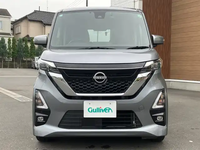 日産 ルークス HWS Gターボ プロパイロットED 埼玉県 2021(令3)年 3.2万km チタニウムグレーメタリック 登録時31853km/ワンオーナー/プロパイロット/エマージェンシーブレーキ/インテリジェントFCW（前方衝突予測警報）/インテリジェントDA(ふらつき警報)/アクティブLEDヘッドライトシステム/インテリジェントDA(ふらつき警報)/両側パワースライドドア/　・ハンズフリー機能/純正メモリーナビ（MJ120D-W）/　・フルセグTV/　・CD再生/　・AUX端子/　・Bluetooth Audio/　・ナビ連動ドライブレコーダー/アダプティブクルーズコントロール/アラウンドビューモニター/ビルトインETC/スマートキー×2/プッシュスタート/LEDヘッドライト/　・LEDフォグ/　・オートハイビーム/クリアランスソナー/後席サーキュレーター/純正15インチAW/革巻きステアリング/プラズマクラスター/保証書/取扱説明書/ナビ取扱説明書/整備記録簿（R4.R5.R6）/