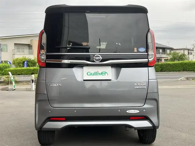 日産 ルークス HWS Gターボ プロパイロットED 埼玉県 2021(令3)年 3.2万km チタニウムグレーメタリック 登録時31853km/ワンオーナー/プロパイロット/エマージェンシーブレーキ/インテリジェントFCW（前方衝突予測警報）/インテリジェントDA(ふらつき警報)/アクティブLEDヘッドライトシステム/インテリジェントDA(ふらつき警報)/両側パワースライドドア/　・ハンズフリー機能/純正メモリーナビ（MJ120D-W）/　・フルセグTV/　・CD再生/　・AUX端子/　・Bluetooth Audio/　・ナビ連動ドライブレコーダー/アダプティブクルーズコントロール/アラウンドビューモニター/ビルトインETC/スマートキー×2/プッシュスタート/LEDヘッドライト/　・LEDフォグ/　・オートハイビーム/クリアランスソナー/後席サーキュレーター/純正15インチAW/革巻きステアリング/プラズマクラスター/保証書/取扱説明書/ナビ取扱説明書/整備記録簿（R4.R5.R6）/