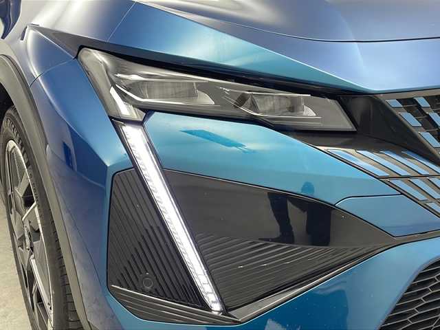 プジョー プジョー ４０８ GT ハイブリッド 三重県 2023(令5)年 3.9万km 青 禁煙車/純正ナビ（Bluetooth・AppleCarPlay・AndroidAuto）/アラウンドビューモニター/ブラインドスポットモニター/デジタルインナーミラー/パドルシフト/前席シートヒーター/前席パワーシート/パワーバックドア/電動パーキング/レーダークルーズコントロール/革巻きステアリング/ビルトインETC/置くだけ充電/LEDヘッドライト（オートライト）