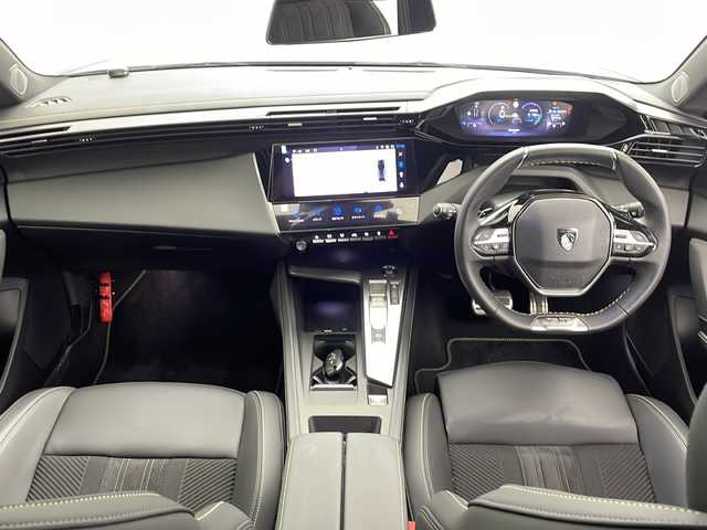 プジョー プジョー ４０８ GT ハイブリッド 三重県 2023(令5)年 3.9万km 青 禁煙車/純正ナビ（Bluetooth・AppleCarPlay・AndroidAuto）/アラウンドビューモニター/ブラインドスポットモニター/デジタルインナーミラー/パドルシフト/前席シートヒーター/前席パワーシート/パワーバックドア/電動パーキング/レーダークルーズコントロール/革巻きステアリング/ビルトインETC/置くだけ充電/LEDヘッドライト（オートライト）