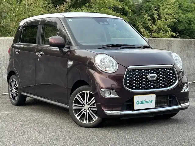 ダイハツ キャスト スタイル X リミテッド SAⅢ 長崎県 2019(令1)年 2.8万km プラムブラウンクリスタルマイカ 社外SDナビ(FM/AM/BTオーディオ/フルセグTV/iPod)/純正フロアマット/ドアバイザー/純正15インチアルミホイール/電動格納ミラー/SRSエアバッグ/エマージェンシーキー/プッシュスタート/イモビライザー機能/スマートアシスト/オートハイビーム/ステアリングスイッチ/D+N席シートヒーター/VSC/TRC/ロングソファーモード(シートアレンジ)/前後ドラレコ/ETC/取扱説明書