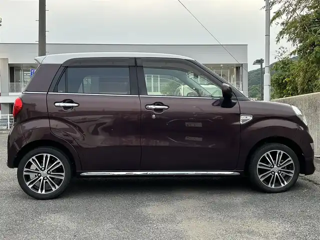 ダイハツ キャスト スタイル X リミテッド SAⅢ 長崎県 2019(令1)年 2.8万km プラムブラウンクリスタルマイカ 社外SDナビ(FM/AM/BTオーディオ/フルセグTV/iPod)/純正フロアマット/ドアバイザー/純正15インチアルミホイール/電動格納ミラー/SRSエアバッグ/エマージェンシーキー/プッシュスタート/イモビライザー機能/スマートアシスト/オートハイビーム/ステアリングスイッチ/D+N席シートヒーター/VSC/TRC/ロングソファーモード(シートアレンジ)/前後ドラレコ/ETC/取扱説明書