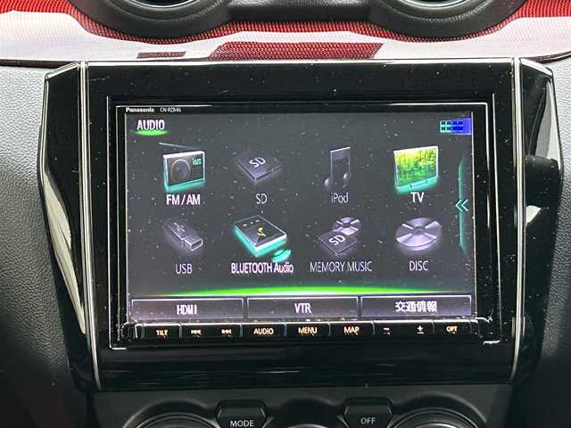 スズキ スイフト スポーツ セーフティPKG 岩手県 2019(平31)年 2.5万km チャンピオンイエロー ワンオーナー　/全方位モニター　/社外ＳＤナビ（型式CN-RZ846）/フルセグTV/ＥＴＣ  /バックカメラ /革巻きステアリング /ナビステアリングスイッチ /運転席シートヒーター /衝突安全装置 /レーンキープ/レーダークルーズコントロール/オートライト/スマートキー×2/ドアバイザー/フロアマット/リアプライバシーガラス/12V/120Wソケット/USBソケット/保証書　取説　ナビ取説