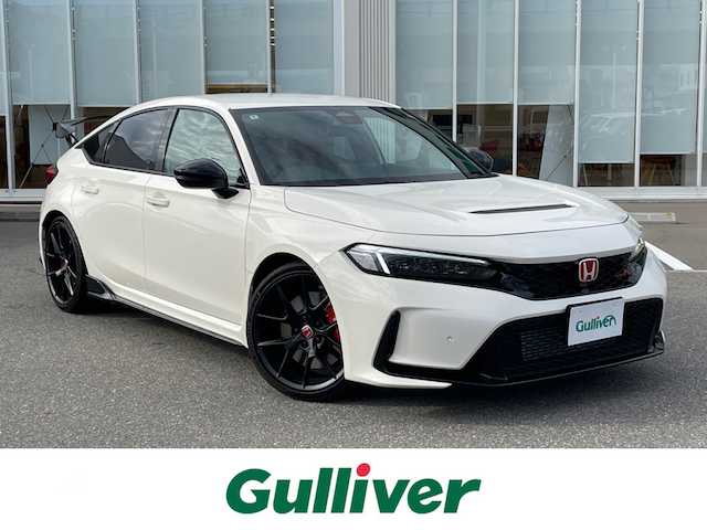 ホンダ シビック タイプR 石川県 2022(令4)年 0.5万km 白 ワンオーナー/純正メモリーナビ/フルセグTV/バックカメラ/LEDヘッドライト/ビルトインETC2.0/純正アルミホイール/スマートキー/ホンダセンシング/レーダークルーズ/リアウイング/保証書/取説/スペアキー