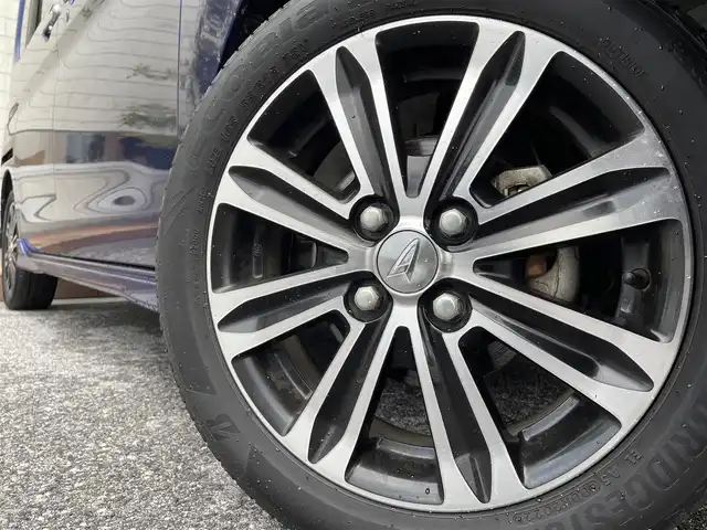 ダイハツ タント カスタム RS トップED SAⅡ 滋賀県 2015(平27)年 7.9万km ディープブルークリスタルマイカ 純正7インチナビ(NSZN-W65D)/(AM/FM/CD/DVD/BT/iPod/USB/HDMI/フルセグTV)/ハーフレザーシート/両側パワースライドドア/バックカメラ/ETC/衝突軽減ブレーキ/横滑り防止装置/革巻きステアリング/ステアリングスイッチ/オートライト/プッシュスタート/純正フロアマット/電格ウインカーミラー/ECOIDLE/LEDヘッドライト