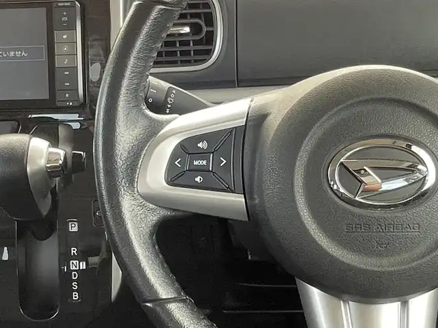 ダイハツ タント カスタム RS トップED SAⅡ 滋賀県 2015(平27)年 7.9万km ディープブルークリスタルマイカ 純正7インチナビ(NSZN-W65D)/(AM/FM/CD/DVD/BT/iPod/USB/HDMI/フルセグTV)/ハーフレザーシート/両側パワースライドドア/バックカメラ/ETC/衝突軽減ブレーキ/横滑り防止装置/革巻きステアリング/ステアリングスイッチ/オートライト/プッシュスタート/純正フロアマット/電格ウインカーミラー/ECOIDLE/LEDヘッドライト