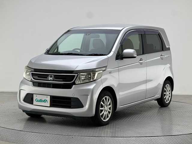 ホンダ Ｎ ＷＧＮ G ターボパッケージ 兵庫県 2014(平26)年 13.4万km カトラリーシルバーM 社外ナビ/フルセグ CD DVD BT MSV/ETC/HIDヘッドライト/オートライト/純正14インチアルミホイール/社外フロアマット/ドアバイザー/プッシュスタート/スマートキー
